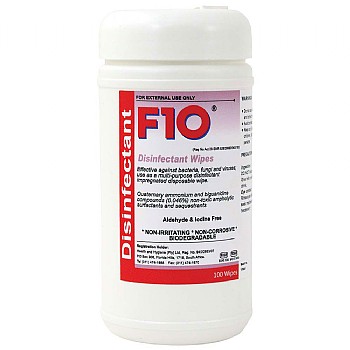 F10 F10 Disposable Disinfectant Wipes