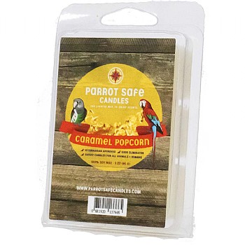 Parrot Safe Wax Melts Caramel Popcorn Scent Pack of 6