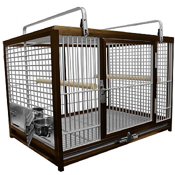 King`s Cages Aluminium Parrot Travel Cage - Large