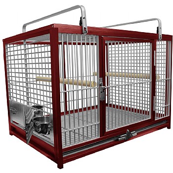 King`s Cages Aluminium Parrot Travel Cage - Large - Alternative Image 2