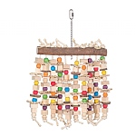 Peek and Play Wood & Rope Parrot Toy