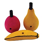 Wood Fruit Chews - Parrot Foot Toys - Pack of 3