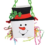 Snowman Foraging Goodie Box Chewable Parrot Toy