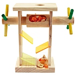 Treat Dispenser Machine Foraging Parrot Toy