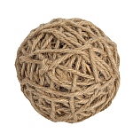 Pack of 2 Jute Rope Ball Parrot Foot Toy Medium