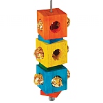 Foraging Cubes Stacker Parrot Toy