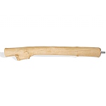 Coffee Wood Straight Perch Large