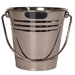 Stainless Steel Bucket - Foraging Parrot Toy