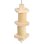 Bamboo Cups Chewable Foraging Parrot Toy Small