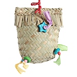 Shredding Pouch Chewable Foraging Parrot Toy Large