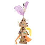 Pyramid Favour Chewable Foraging Parrot Toy - Medium