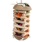 Foraging Hut Parrot Toy - Large