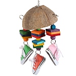 Sneakers Chandelier Parrot Toy