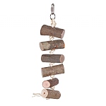 Naturals Log Block Stackers Parrot Toy - Medium