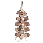 Naturals Wood & Rope Log Cluster Parrot Toy - Large