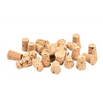 Pack of 24 Natural Cork Pieces Parrot Foot Toys