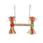 Spin and Chew Activity Swing Parrot Play Perch