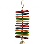 Coloured Stacker Wooden Parrot Toy - Large