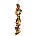 Loads of Legs Wood and Rope Parrot Toy