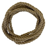 Natural Jute Rope Parrot Toy Making Part - 10mm x 3m