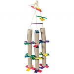 Triple Shredding Tower Parrot Toy