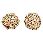 Giant Munch Ball Woven Willow Chew Parrot Toy Pack of 2