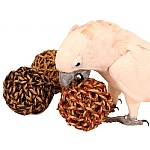 Giant Sea Grass Ball Parrot Chew Toy - Pack of 3