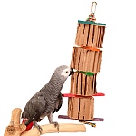 Shredding Tower Honeycomb Cardboard Parrot Toy - Large