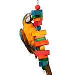 Big Beak Chunky Wood Parrot Toy