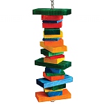 Totoro Tower Wood Parrot Toy - Small