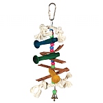 Triple Dowel Stacker Parrot Toy - Mini