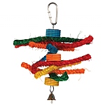 Tournicotti Wood & Rope Parrot Toy - Small