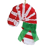 Christmas Candy Cane Pinata Parrot Toy - Fill Your Own