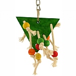 Beaded Triangle Small Bird Toy