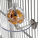 Buffet Ball with Cage Mount - Tough Foraging Parrot Toy