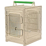 Perch and Go Acrylic Parrot Travel Cage