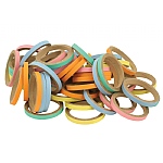 Birdie Bangles Large Chewable Parrot Toy Pack of 50