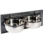 Swing Feeder - 2 Dish - Parrot Feeding Bowl