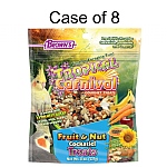 Brown`s Fruit & Nut Carnival Small Parrot - Case of 8