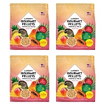 Lafeber Gourmet Pellets Tropical Fruit 1.8kg Complete Conure Food - Case of 4