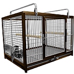 King`s Cages Aluminium Parrot Travel Cage - Large