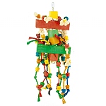 Chewtastic Wood & Rope Parrot Toy