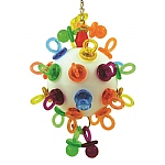 Super Binkies Wiffle Ball Parrot Toy - Large