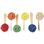 Popsicle Sticks Parrot Foot Toys - Pack of 6